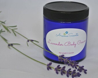 Rose Geranium and Lavender Body Cream, Hand Cream