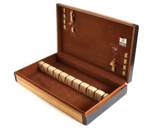 Empty Flatware Chest Wood Silverware Storage Box Case (as-is)
