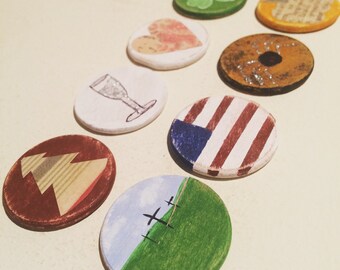 Holiday Discs for Birthday Calendar -- Gifts -- Christmas -- thanksgiving -- New Years -- -Valentines -- St Patrick's -- 4th of July