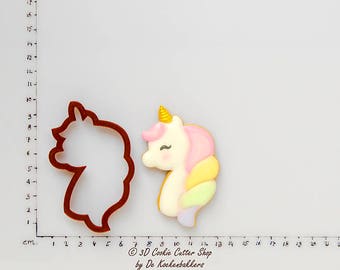 Unicorn Head Cookie Cutter
