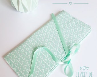 Protects family record book "Mint" triangle