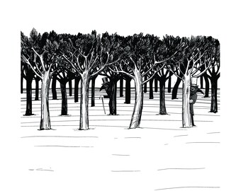 The dark woods - Limited Edition Print of 10