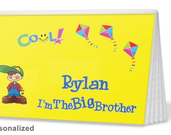 Brag Book- Big Brother in Yellow - I'm The Brother Brag Book - Photo Album - Big Brother Gift