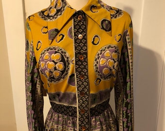Vintage 1960s Oscar De La Renta Dress