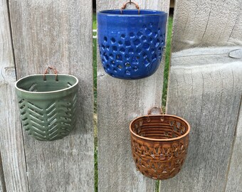 Handmade Wall-hanging Orchid Pot
