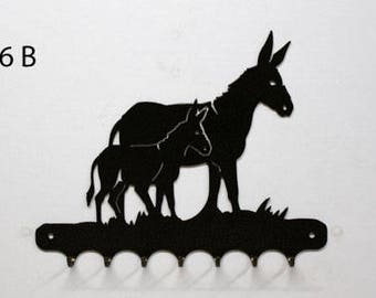 Hangs key pattern metal: donkey