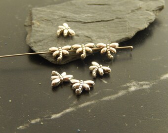 Beads spacer Dragonfly set of 10