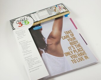 Create 365 Happy Planner Fitness Extention Pack / Fitness Edition / Planner Inserts / Planner Accesories / Me and My Big Ideas / Sticker