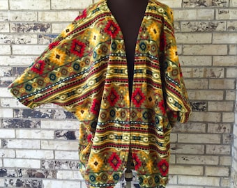 Plus Size Roomy Fleece Jacket/Shrug