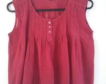 vintage deadstock smock top