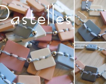 Pastel: Original buttons necklace