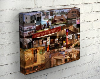 Ski-U-Mah Canvas - University of Minnesota - Twin Cities, Minneapolis MN