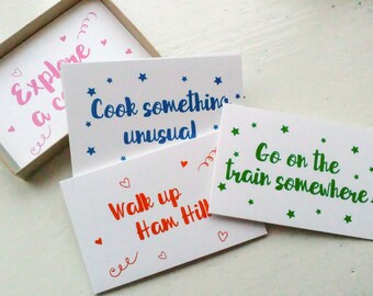 Personalised Experience Cards