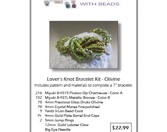Lover's Knot Olivine Bracelet Kit