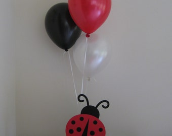 Ladybug Birthday Party Baby Shower Centerpiece Balloon Holders Decorations