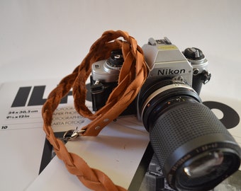 Leather camera strap, Personalized, gift for men, gift for women, personalised gift, slr, dslr camera strap, canon, nikon gift