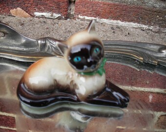 vintage cat figurine Siamese goebel w Germany