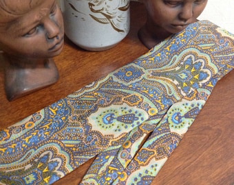 Vintage LIBERTY OF LONDON Tie - Liberty of London Paisley Necktie - Psychedelic Liberty of London Necktie