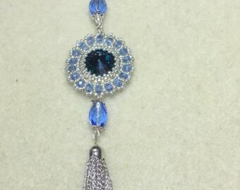 Blue Heart Necklace