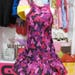 BARBIE fashion pink & black hearts cotton dress fits all dolls nip