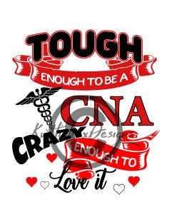 Download CNA Svg File Tough CNA Svg Nurse Svg Medical Svg Dxf