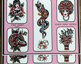 Traditional Tattoo Flash