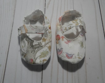 Woodland Mary Jane Baby Shoes
