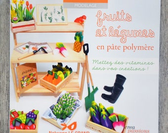 NEW - Book fruits and vegetables with polymer clay