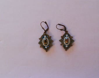 Antique Peacock earrings