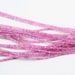 Sapphire Pink Sapphire Beads AAA Quality Faceted Rondelle Beads Jewelry 5 - 3 MM Size 12 Inches Strand