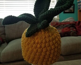 crochet pineapple hat