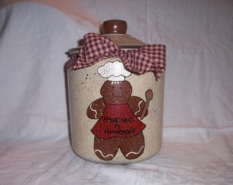 Gingerbread cookie jar PERSONALIZED FREE!!