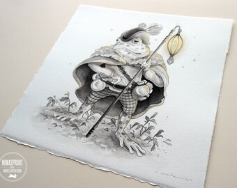 Frog Adventurer - Original Painting