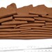 20 Thick LEATHER SCRAPS Lot Tan Tooling Italian Leather Cowhide Scrap Remnants