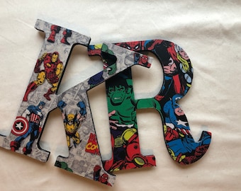 Customized Modge Podge Letters Boys/Baby Letters Avengers, Super Hero, DC, Baby Boy, Harry Potter and More -