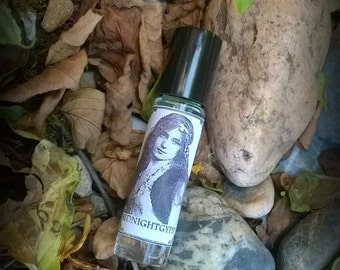 Midnight Gypsy perfume oil, mystical perfume oil 10ml roll on, wild woman, essential oils & absolutes