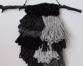 Woven Wall Art // Tapestry // Weaving // Textile Children of the Forest
