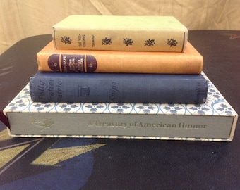 Decorative Vintage Book Set
