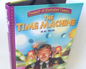 SALE iPad Mini Cover Time Machine Book Cover, Tablet Device Case, Ereader Cover Kindle Nook Kobo