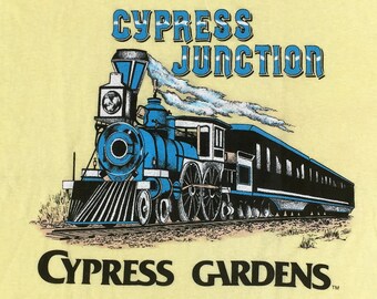 Vintage 1980s Cypress Gardens Winter Haven Souvenir T-Shirt L Jerzees
