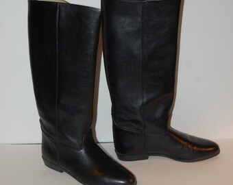 Bottines Vintage TOPX Italie 1982 – Or & Cuir – Taille 37,5