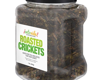 Edible Insects | Pound of Roasted Crickets