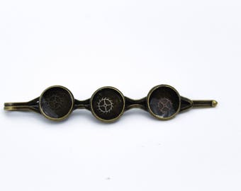 STEAMPUNK BOBBY PIN, Bobby Pin, Steampunk, Resin Bobby Pin, Resin Bobby Pin, Unique Bobby Pin, Steampunk Cogs, Resin, Hair Accessories