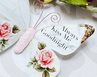 Butterfly Embellishments Kiss Me