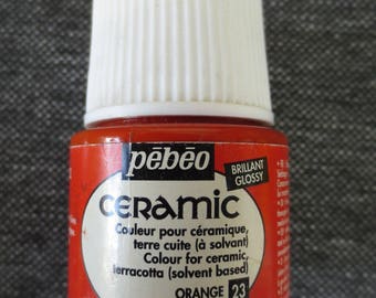 Painting Ceramic glossy - 45ml - Pébéo - orange #23