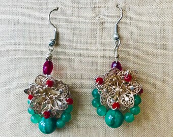 Hand made vintage earrings