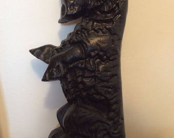 Cast iron door stop scotty dog 1970,s vintage