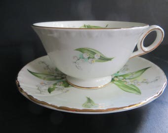 Royal Grafton Fine Bone China Lily of the Valley Cup Saucer