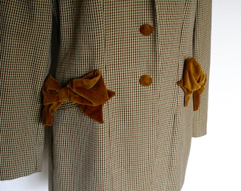 Vintage MOSCHINO cheap and chic bow jacket 90s