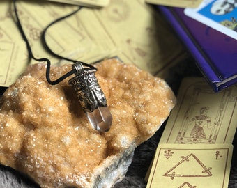 Tibetan Quartz Point Pendant